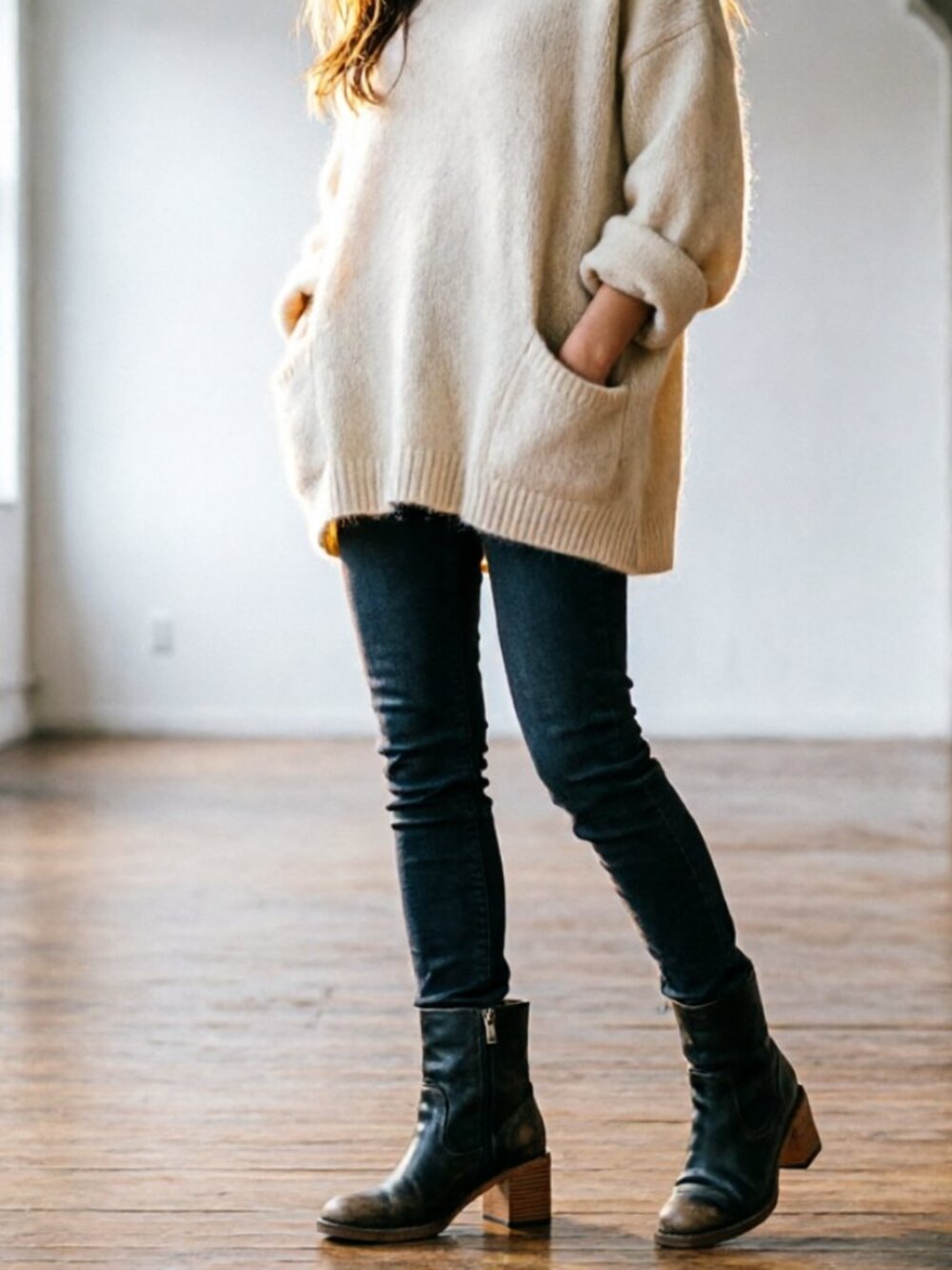 Rag & Bone Brown Leather Ankle Boots Wooden Block Heel